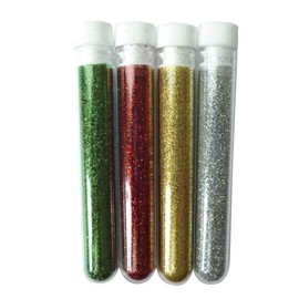 Sequins - PW International - 4 Tubes Red Christmas