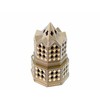 Intense Oud Minaret Style Closed Incense Bakhoor Burner - Brown