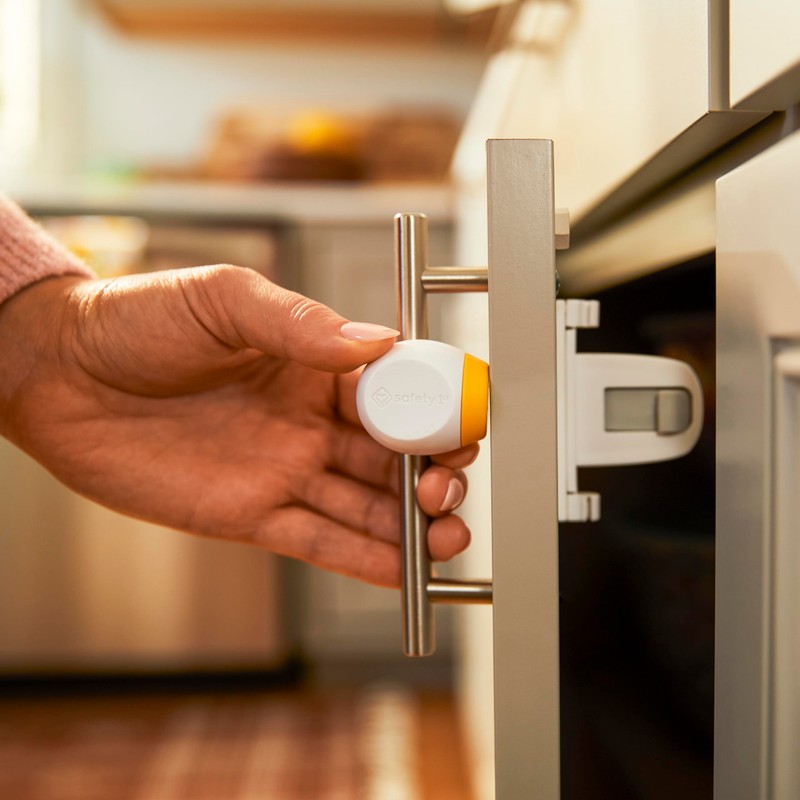 Safety 1st Adhesive Magnetic Cabinet Locks, Includes 4 Child Locks