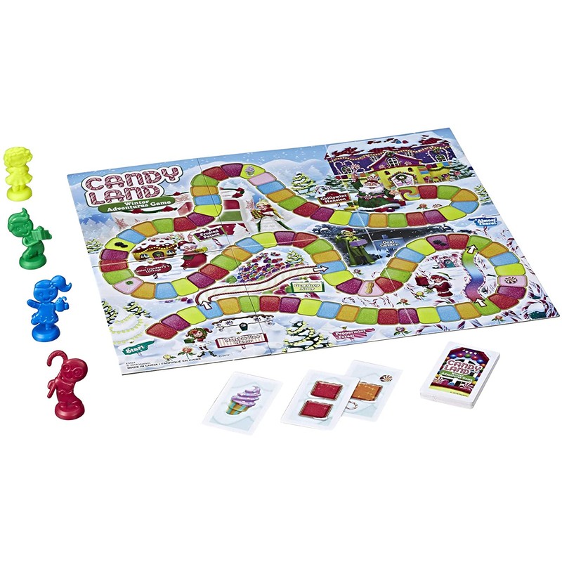Hasbro Gaming Candy Land Game: Winter Adventures Edition Board Game