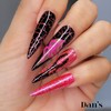 Dan's Nails 15ml Pink Crackle for Gel Polish. Soak Off