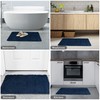Yeaban Navy Blue Bathroom Rugs Sets 2 Piece – Thick