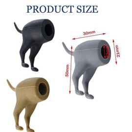 LALOCAPEYO 4PCS Toothpaste Dispenser Toothpaste Squeezer Funny Gift Toothpaste Cap Dog Butt Toothpaste Dispenser Creative Toothpaste Dispenser Bathroom Accessories for Kids Adults