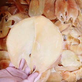 South African Golden Good shape Large Size Dried whelk Conch Slices Conch Cracker Slices 南非黃金大螺片 Free worldwide airmail (1000 grams (around 15 pieces))