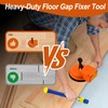 Floor Gap Fixer Tools with Suction Cup, Rubber Mallet Hammer,
