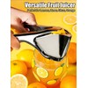 Lemon Squeezer, Stainless Steel Lemon Juicer, Hand Juicer, Manual Citrus