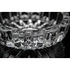 Deli Green Apple Crystal Heavy Glass Ashtray for Indoor and