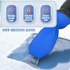 BDSHUNBF 2Pcs Ice Scraper Mitten for Windscreen,Ice Scraper with Glove,