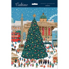 Traditional Advent Calendar London Christmas Exclusive - 325mm x 245mm - 24 Doors