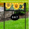 Briarwood Lane Metal Art Sign Hanging Address Marker