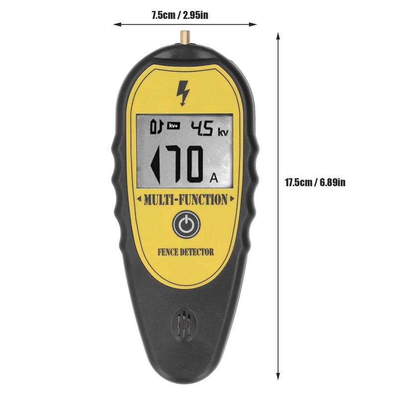 Voltage Tester, Non-Contact Voltage Tester ABS Copper 200-15000V Electric Fence
