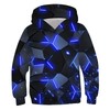 Enlifety Kids Hoodies Boys 3D Black Light Sweatshirts Novelty Pullover