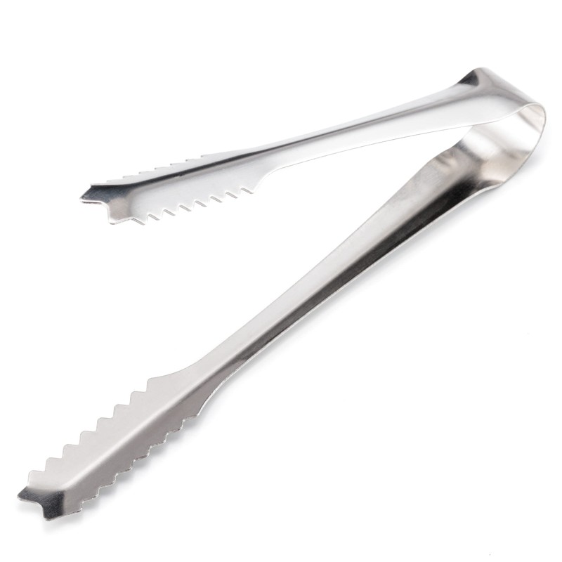 Barcool Stainless Steel Ice Tongs | 18cm / 7" Perfect