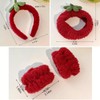 3pcs Tomato Set Anti-Wet Hair Band and Wristband Set for