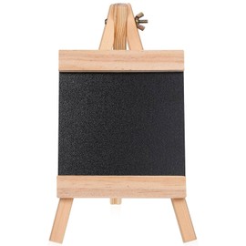 KGDUYC 1 Piece Chalkboard Easel, Borderless Chalkboard Minimalist Stand, Solid Wood, for Chalk - Small Chalkboard for Table, Chalkboard for Pine (16 x 29)