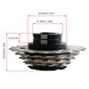 Bike Freewheel Aluminum Alloy 2 Bearing Outer 5 Speed Folding