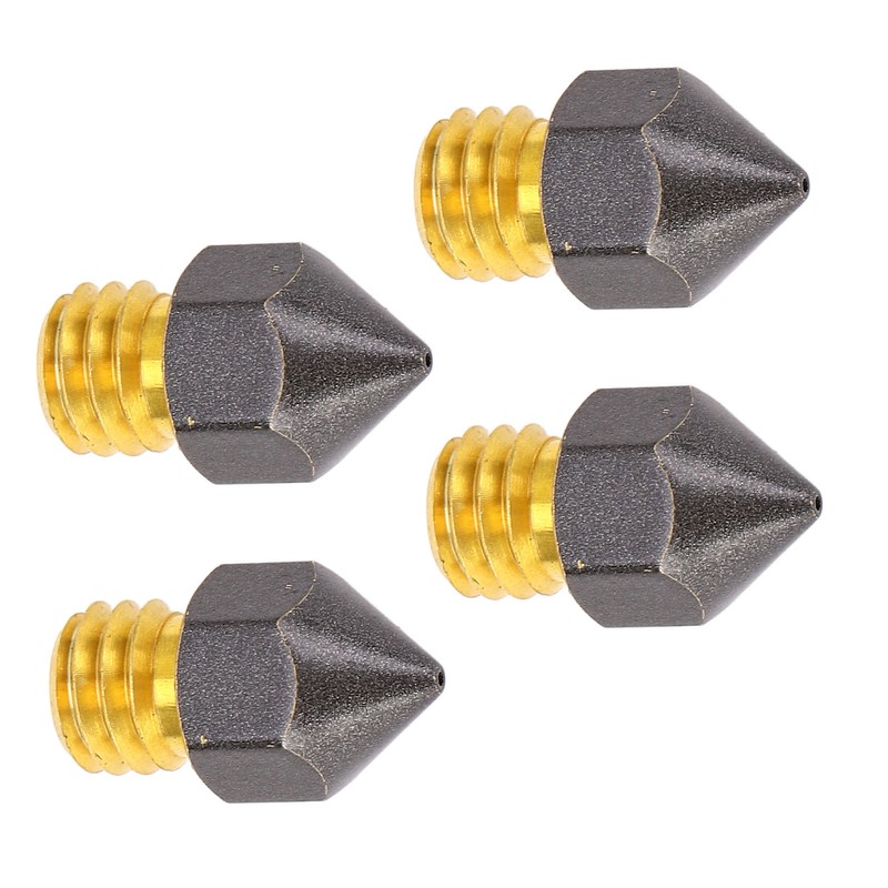 4 Pcs 3D Printer Nozzles Three Hole High Flow Fast