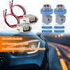 HUAREW Rear License Plate Light Lamp Bulb Socket Connector Wiring