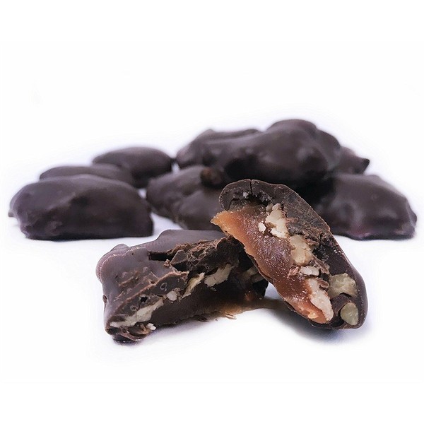 Gourmet Pecan Caramel Clusters with Dark Chocolate by It's Delish, 2 lbs