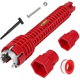 Herramienta de Instalación Grifo y Fregadero,8 en 1 Instalador Canilla y Fregadero,llave Multiusos Llave para Grifo de Cambio,Llave de Instalación de Grifo y Fregadero Multifunción Herramienta Sink