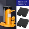 VGOL Pack of 4 Slotted Square Rubber Blocks for Jack