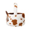 PEXIOAN Plush Cow Easter Basket, 10 Inch Western Cow Portable