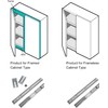 LONTAN 10 Pairs Soft Close Drawer Slides 12 Inch Drawer