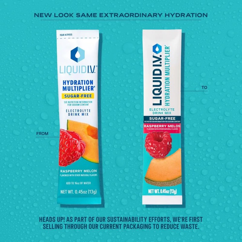 Liquid I.V.® Hydration Multiplier Sugar-Free - Raspberry Melon | Electrolyte