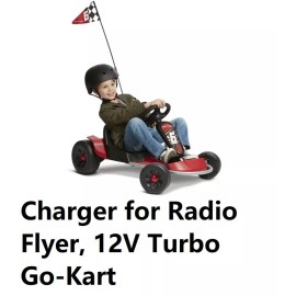 coming data ac power supply battery Charger For Radio Flyer, 12V Turbo Go-Kart