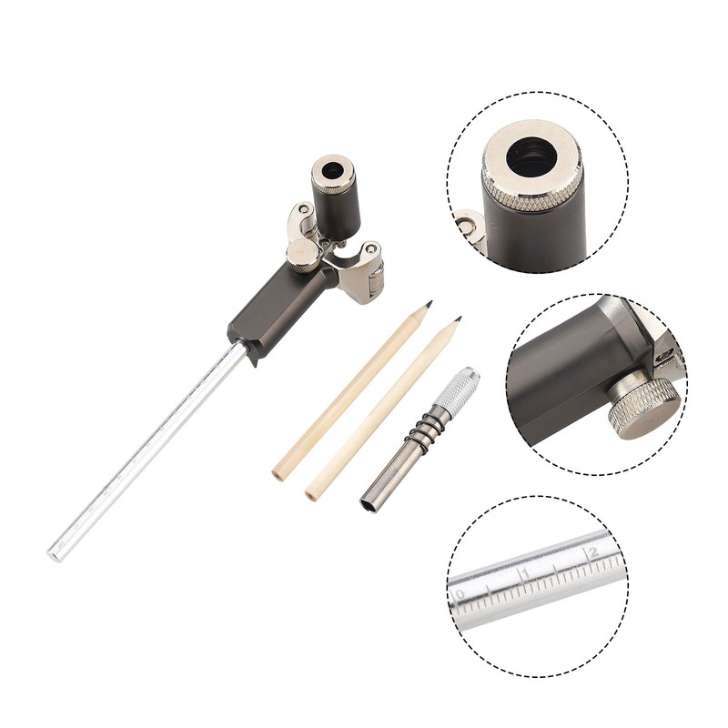 Woodworking Linear Scriber Tool Straight Line Arc Dual Purpose Contour