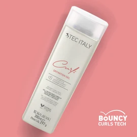 Tec Italy - Gel Curls Definition, Fijación Media para Rizos Controlados, Anti Frizz, Nutre y Suaviza el Cabello, Sella la Cutícula, 300ml