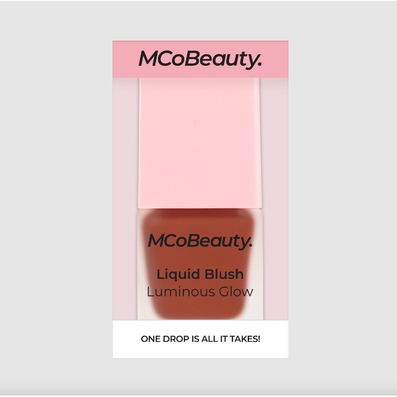 MCoBeauty Luminous Glow Liquid Blush - Bella Vita (Dusty Rose)