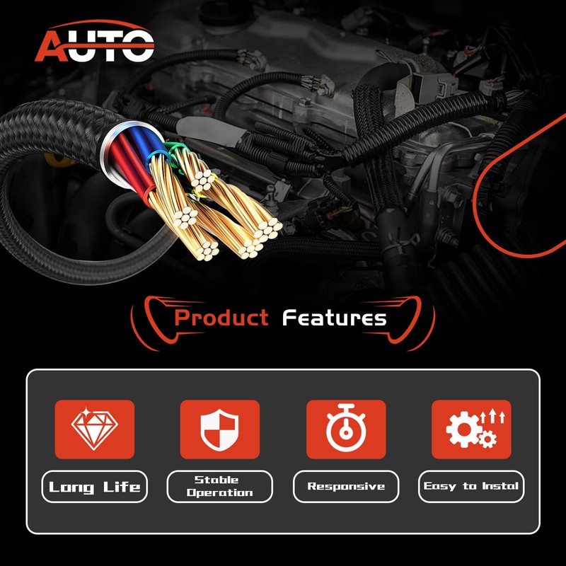 AUTO OCCASION Oxygen Sensor Connector O2 Sensors Wiring Harnesses Plug