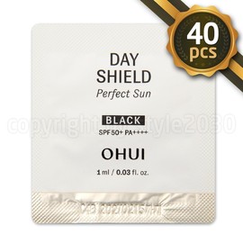 O HUI Day Shield Perfect Sun BLACK 1ml x 40pcs  SPF50+ PA++++  OHUI