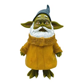 SEWAS Garden Gnome Master Joka Gnome Hand Painted and Weatherproof Made of High Quality Resin Decorative Figurine