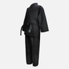 Open ribbed black Hapkido uniform/martial arts uniform/Hapkido uniform / 오픈 골지도복 검정 합기도복/무술복/합기도도복