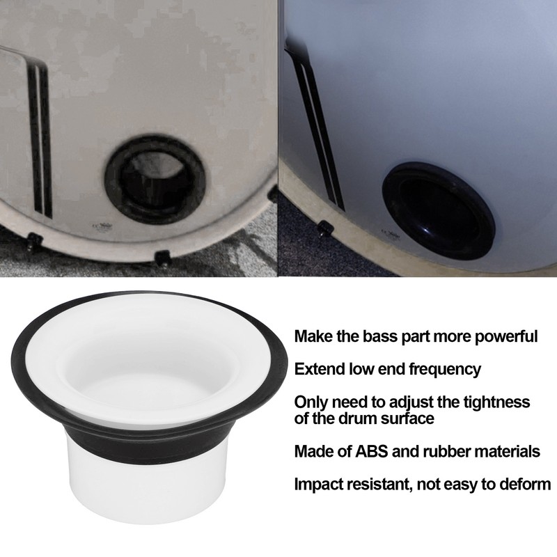 Drum Enhancer ABS Rubber Bass Drums Kick Boost Accessories with