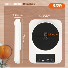 Upgraded Sourdough Starter Warmer with Standard 2-pin Plug, Precise 1°F Thermostat Control (70-100°F) Sourdough Warming Mat for Home Baking, Smart Warming On/Off,12-Hour Timer Sourdough Home