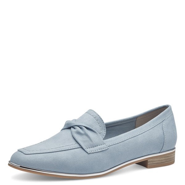 MARCO TOZZI Women's Vegan Block Heel Slippers, Polar