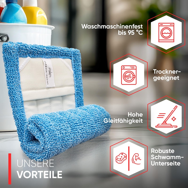 Wowtowelz Mop Cover Floor Mop Cover Tiles and Stone Floors