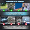 Kunsia Windshield Crack Repir Kit (2pcs) Rock Chip Repair Kit