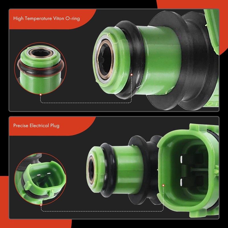 A-Premium Inyector de combustible compatible con Mitsubishi Montero Sport 1997-2001