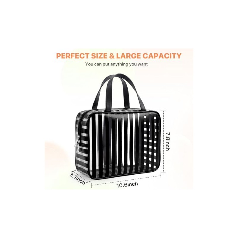 Travel Makeup Organizer, Compact Lightweight Accessory for Travel and Daily