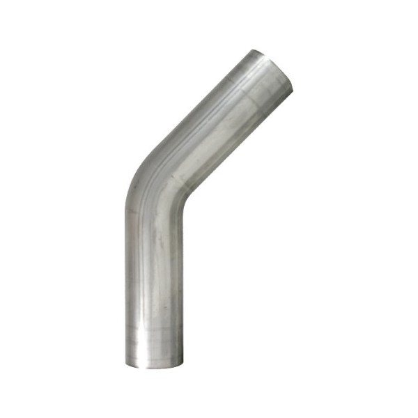 2" OD 45 Deg. Mild Steel Mandrel Bend, 16 Gauge