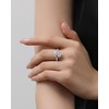 RURULUYA 5.5CT Elongated Oval Cut Engagement Rings for Women,Simulated Diamond