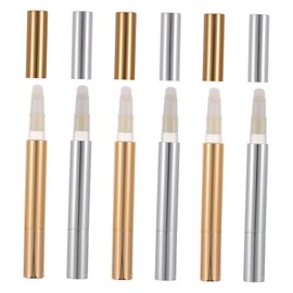 Balacoo 12 Piezas De Brillo De Labios Aplicadores De Pinceles De Labios Botella De Reutilizable De Esmalte De Uñas Viajar Pestaña De El Plastico      