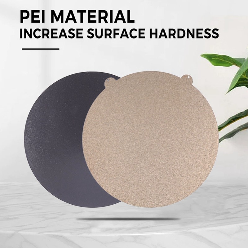 Round Textured Flexible Spring Steel Plate with Magnetic Base Double