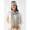 Zwillingsherz Scarf made of 100% cashmere – high-quality knitted scarf