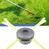eMagTech Trimmer Head Replacement Silver Aluminum Universal Brushcutter Lawn Mower