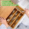 Greenual Silverware Organizer 10 In Utensil Organizer Silverware Tray for